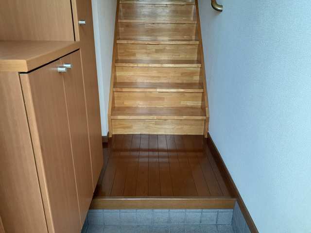 玄関　収納もある玄関です