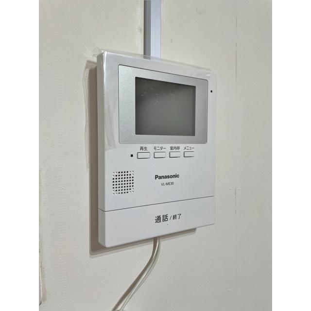 セキュリティ　モニター付きインターフォンでセキュリティーも安心。