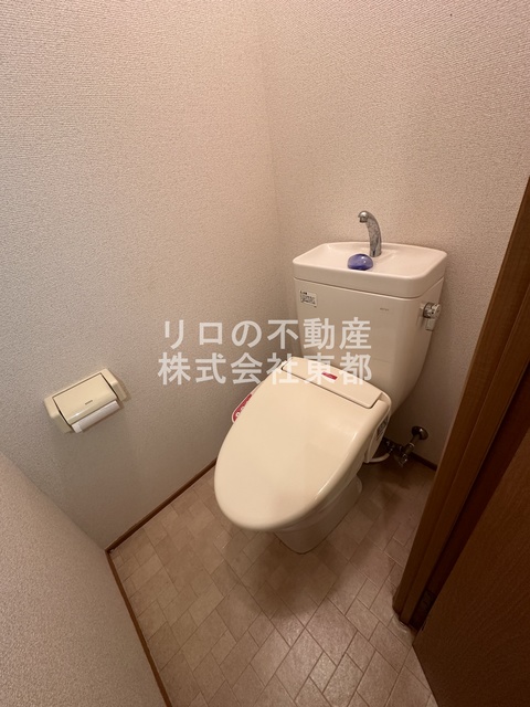 トイレ　洗浄便座付です！毎日清潔・快適にお過ごしいただけます♪