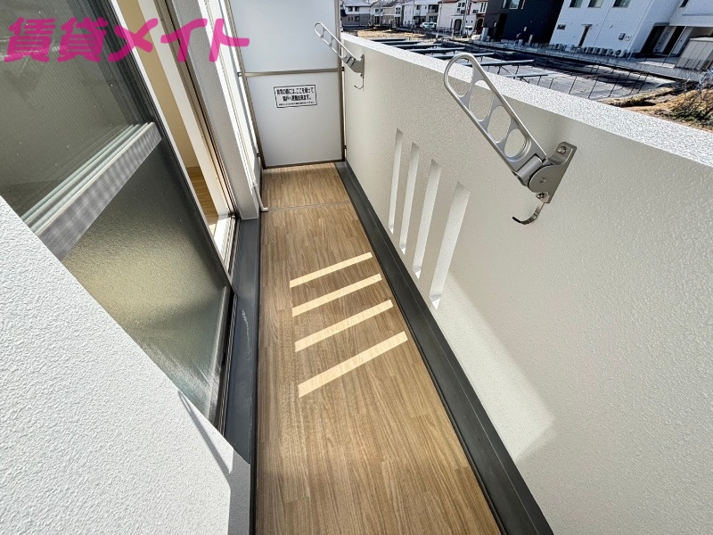 バルコニー　同物件別部屋参考写真です。