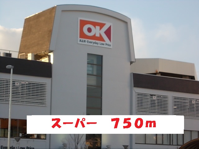 スーパー　OKストア（スーパー）まで750m