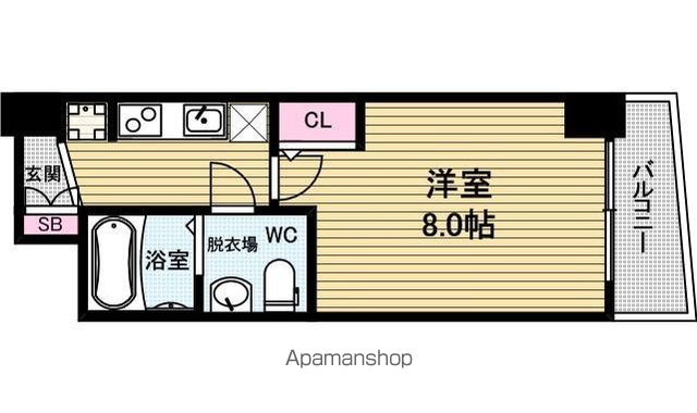セレニテ堺筋本町SUDの間取り写真