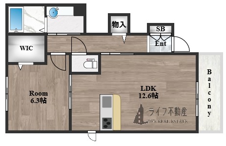 ルアーナA棟の間取り写真