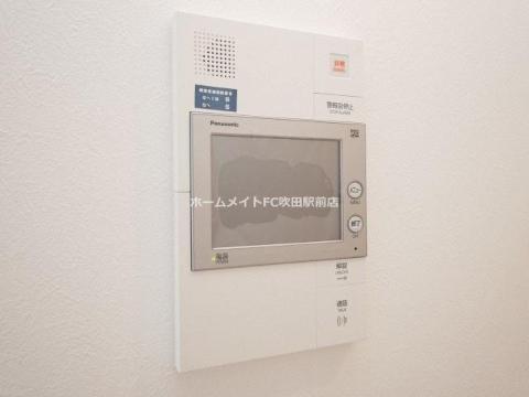 セキュリティ　カメラ付インターホン（イメージ）