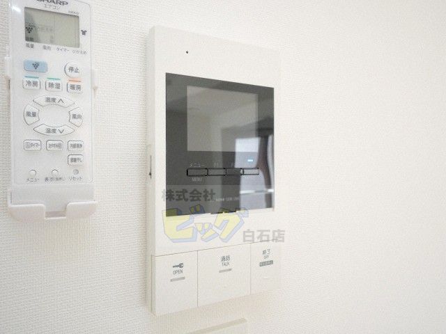 セキュリティ　防犯面で安心のＴＶモニターホン設備が付いています♪