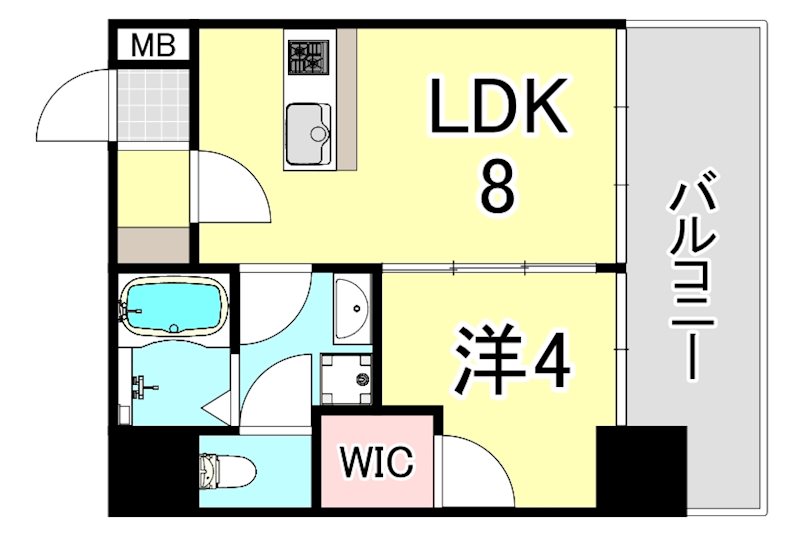 阪神本線 深江駅 徒歩3分 9階建 築10年の間取り写真