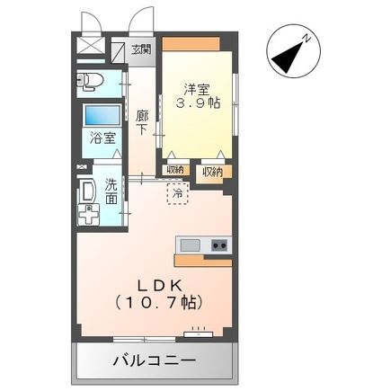 ニューコスモの間取り写真