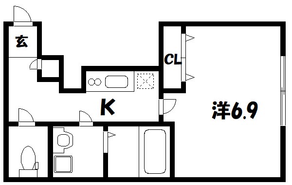 都営新宿線 瑞江駅 徒歩10分 2階建 築4年の間取り写真