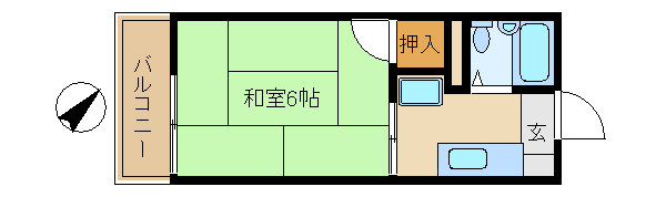 ベルゾーネミツワＡ棟の間取り