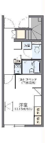 レオパレスガーデンコート協和Ｂの間取り