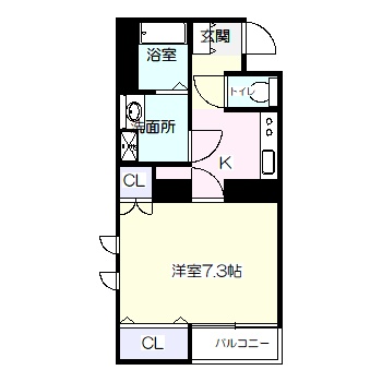 フレード高島町の間取り