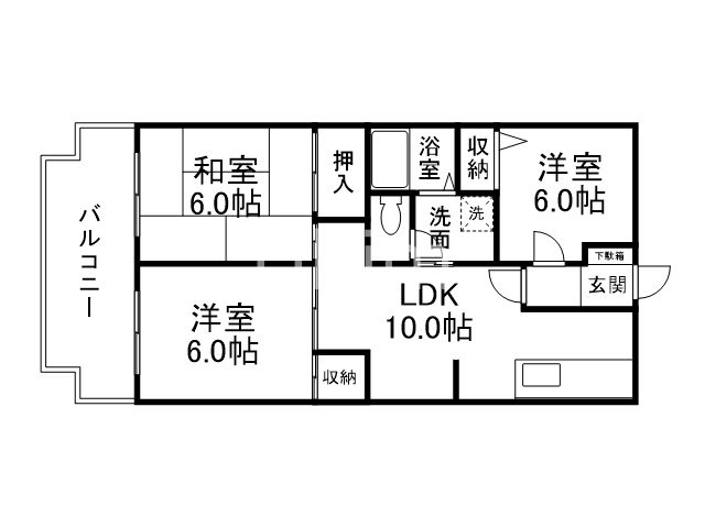 【グランシャリオの間取り】