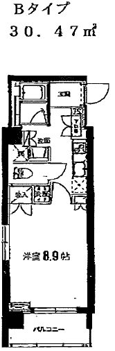 イーストパーク南大井の間取り