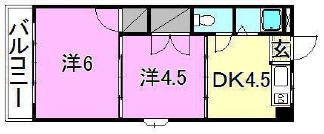 ロイヤル三津の間取り