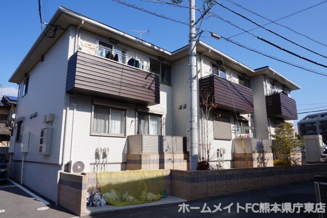 熊本県熊本市中央区帯山１（アパート）の賃貸物件の外観