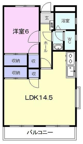 ログマンＫの間取り