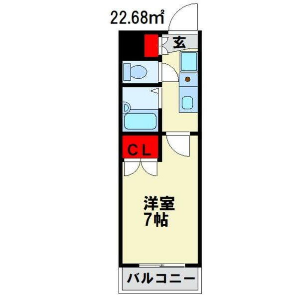 セントラルハイツ元塩の間取り