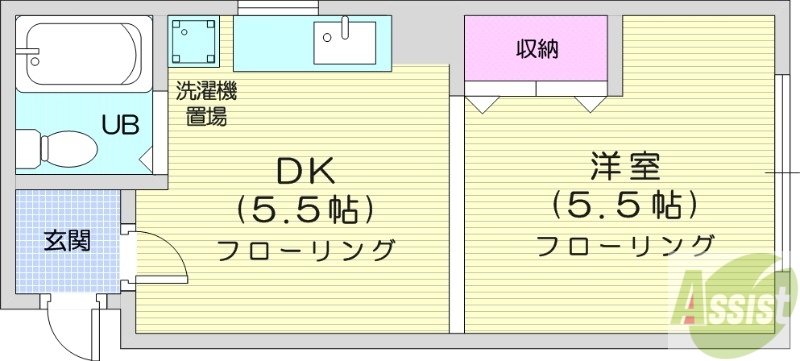 メゾンドヴェールの間取り