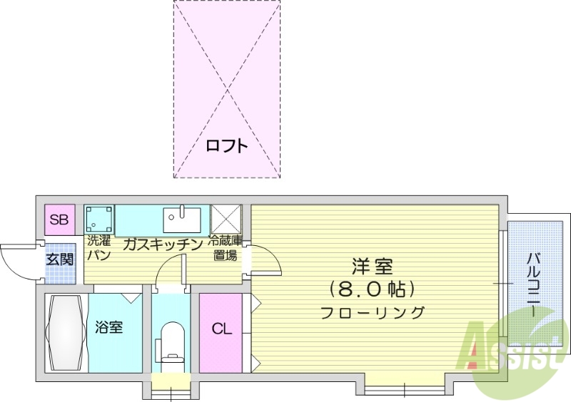 ロワール参番館の間取り