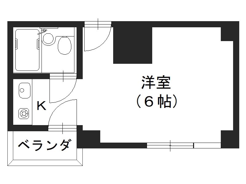 下鴨メゾンなかいの間取り