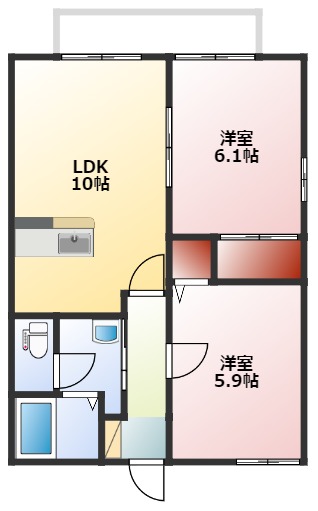 メガプラッツの間取り