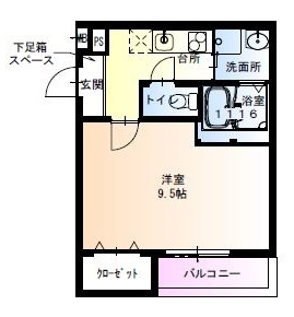 フジパレス堺浅香II番館の間取り