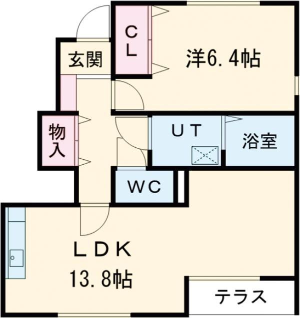 クレールコートの間取り