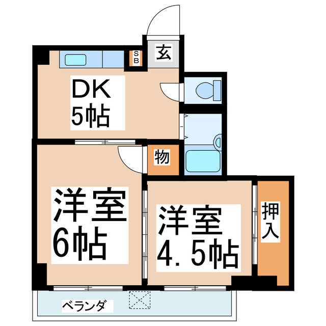 グリーンマンションの間取り