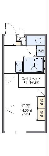 レオパレスアルシオネの間取り