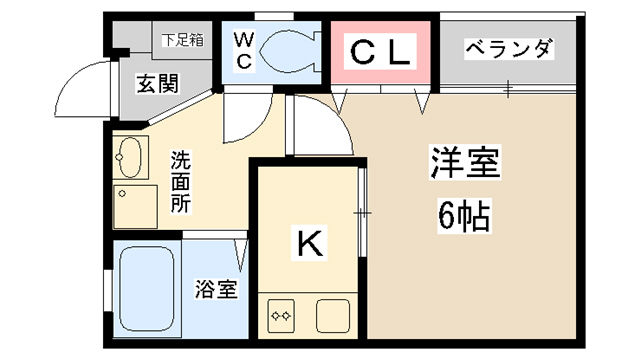 栄町日進ビルの間取り