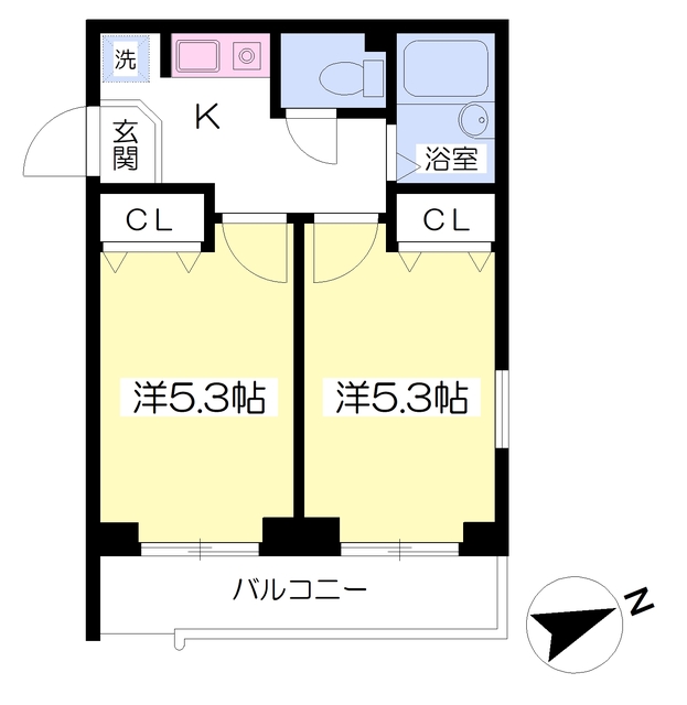 Ｄｏｒｍ淡路の間取り