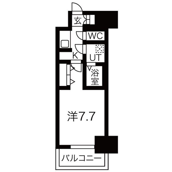 【メイクス名駅太閤の間取り】