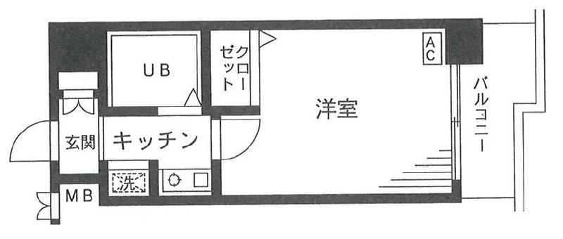 さいたま市浦和区常盤のマンションの間取り