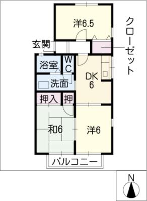 ロイヤルパレスなまずばしの間取り