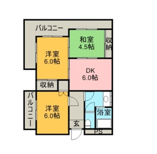 フジモトビルの間取り