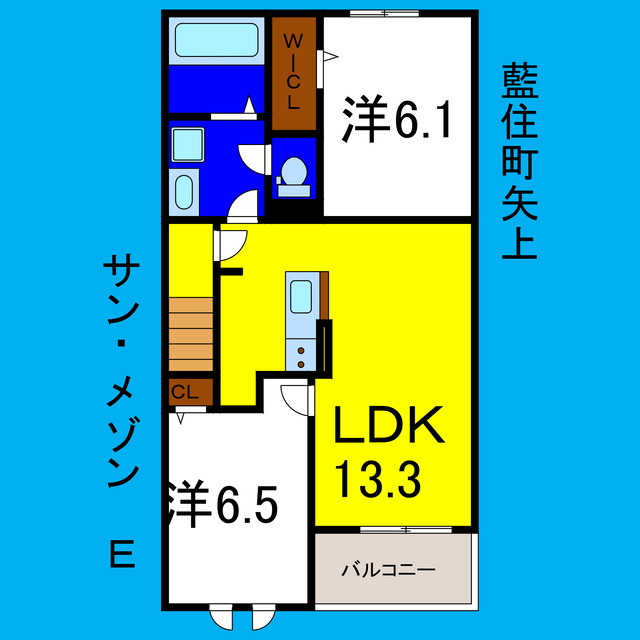 サン・メゾンEの間取り