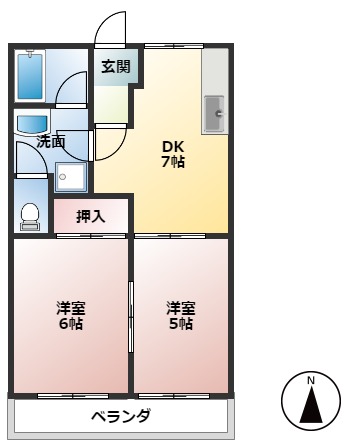 コンフォールＬの間取り