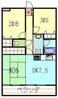 リバー山王の間取り