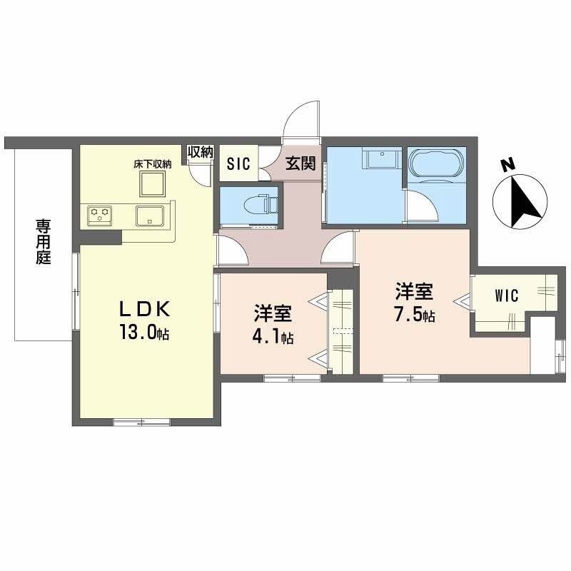 シャーメゾン鴫野東三の間取り