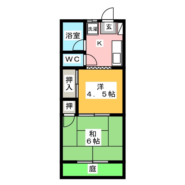 伏見ハイツの間取り