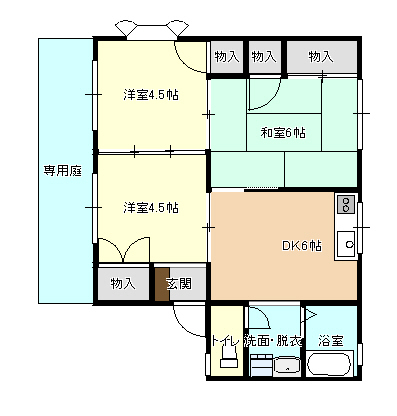 山手パストラルの間取り