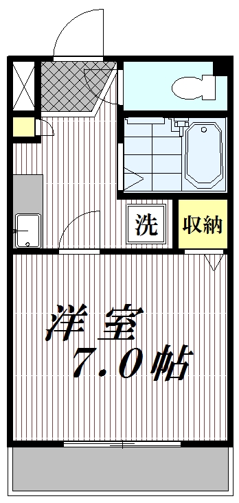 清瀬市元町のマンションの間取り