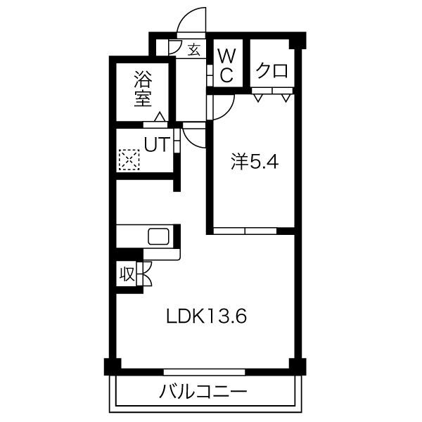 【ノートルレーブの間取り】