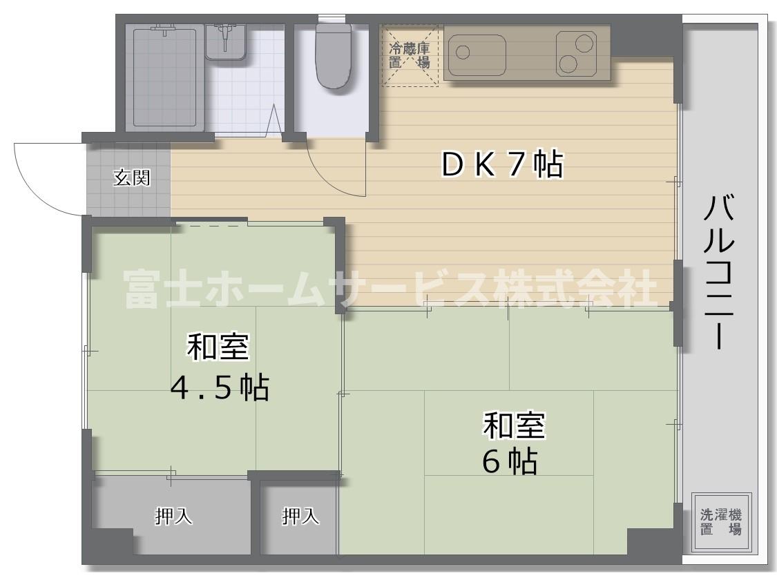 Grand　corp　Cattleyaの間取り