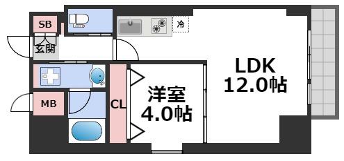 Vinoプレジオ本町の間取り