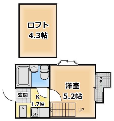 葛飾区青戸のアパートの間取り