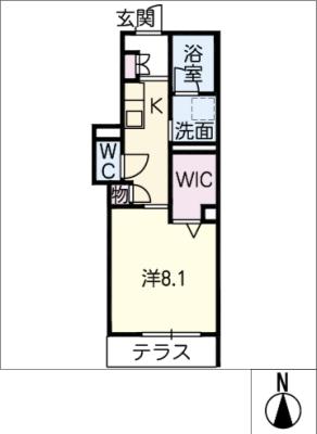 ヴァイス　カメーリエの間取り