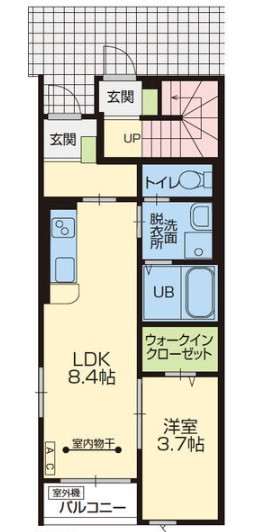 セレナヴィラ砂押町の間取り