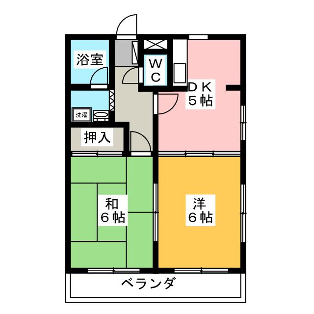 丸山ハイツの間取り