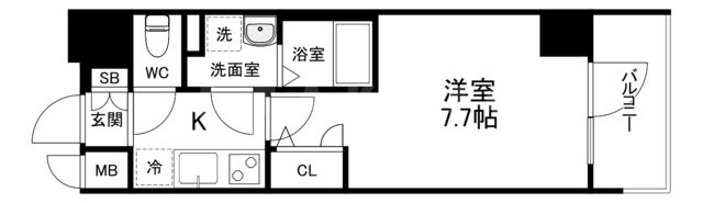 ソルテラス大阪城東の間取り